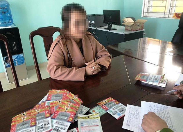 Nguyễn Thị T. làm việc tại cơ quan công an.