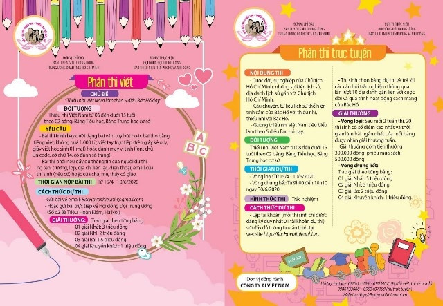 Cuộc thi “Bác Hồ với thiếu nhi - Thiếu nhi với Bác Hồ”