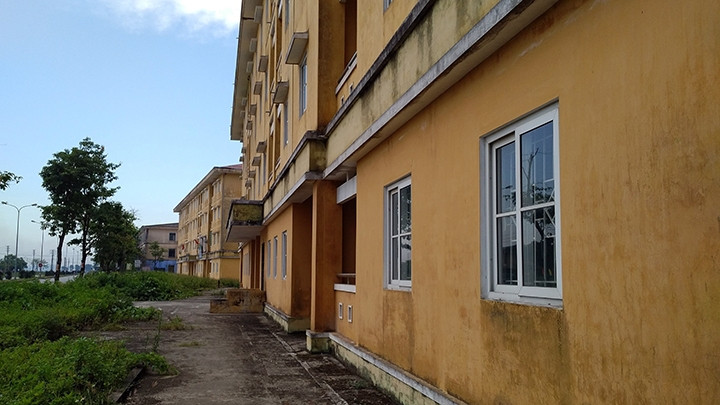 Khu tái định cư Hương Sơ (TP Huế) gần như bỏ hoang. 