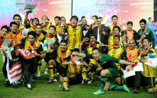 Đội U-23 Malaysia vô địch SEA Games 26.