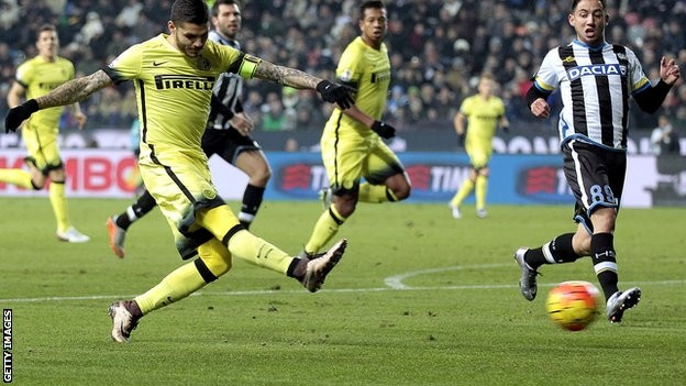 Pha mở tỷ số của Icardi.