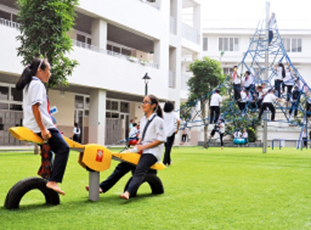 Tạo sân chơi lành mạnh cho học sinh góp phần giảm thiểu tỷ lệ bạo lực học đường.   Ảnh: NGỌC MAI