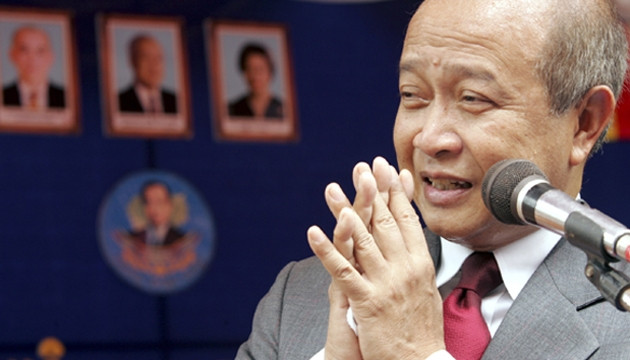 Hoàng tử 70 tuổi của Campuchia đã từng rời chính trường năm 2012 (ảnh: Xinhua) 