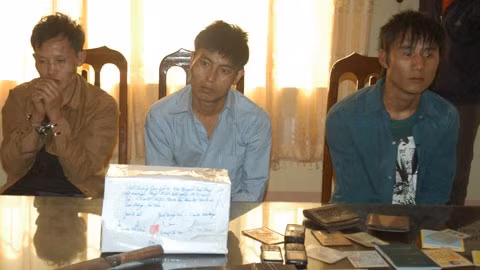  Ba đối tượng Cư Seo Xì, sinh năm 1977, ở huyện Si Ma Cai (Lào Cai); Hàng Diu Củi, sinh năm 1987, và Sùng Seo Chu, sinh năm 1991ở huyện Mường Khương (Lào Cai) bị bắt giữ khi đang vận chuyển trái phép 