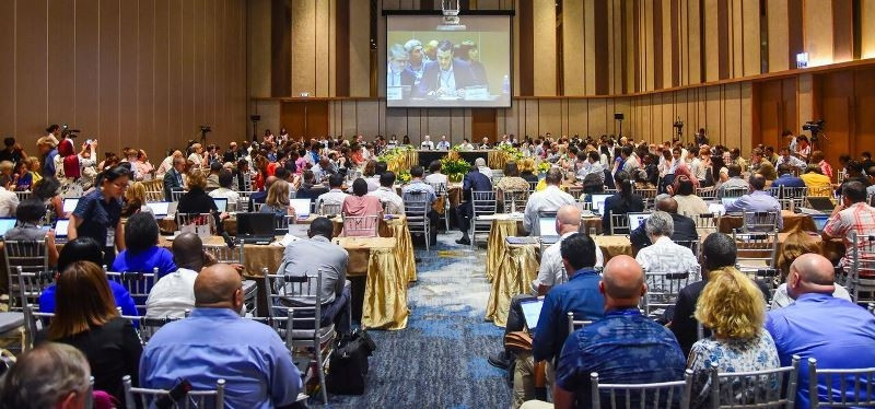 Quang cảnh Hội nghị Hội đồng GEF lần thứ 54 sáng 24-6.