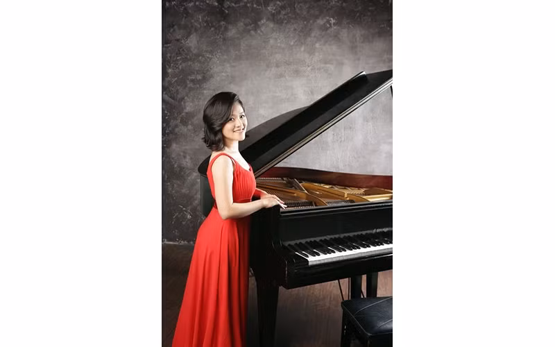 Nghệ sĩ pi-a-nô Trang Trịnh.