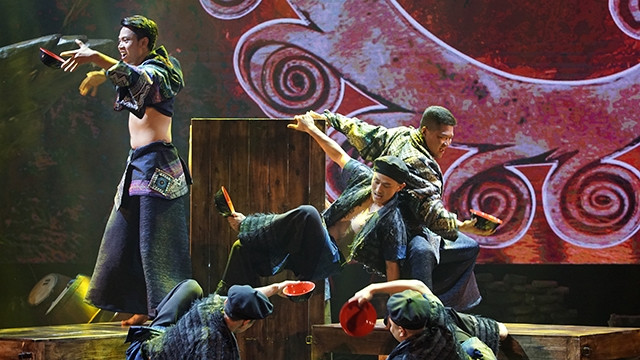 Một cảnh trong vở "Mỵ".