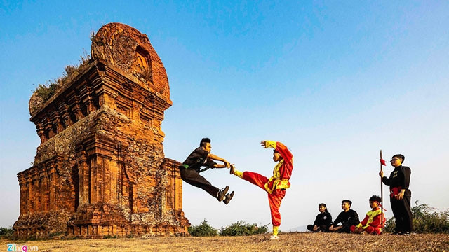 Biểu diễn võ Bình Định. Ảnh: Võ Việt