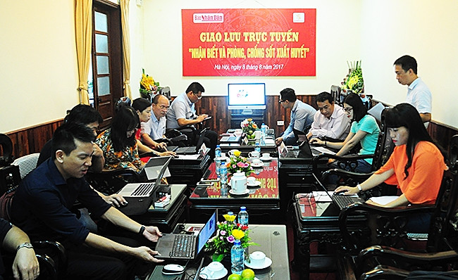 Giao lưu trực tuyến: "Nhận biết và phòng, chống sốt xuất huyết"