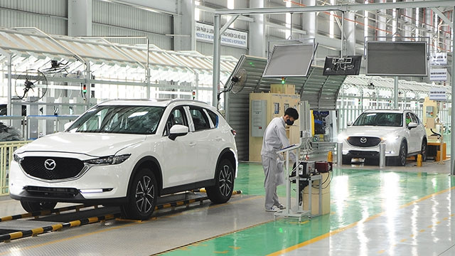 Ngành công nghiệp ô-tô Việt Nam đã phát triển khá nhanh trong vài năm trở lại đây. Ảnh: SONG ANH