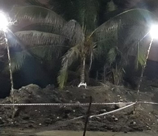 Hiện trường vụ tai nạn thương tâm.