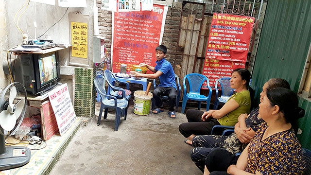 Khu nhà trọ của ông Hiệp nằm trong diện phải giải phóng mặt bằng.