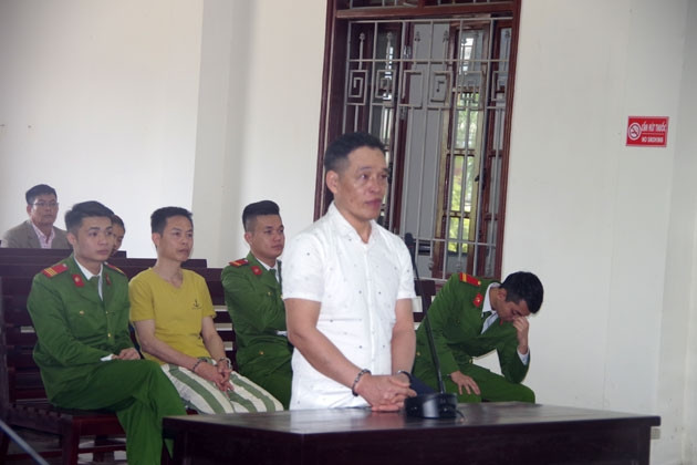 Bị cáo Đào Văn Soái tại phiên tòa.