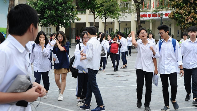 Hà Nội có 85.557 thí sinh dự thi vào lớp 10 THPT công lập. Ảnh: SONG ANH