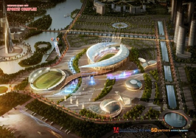 Phối cảnh dự án Dream City được chủ đầu tư công bố rộng rãi.