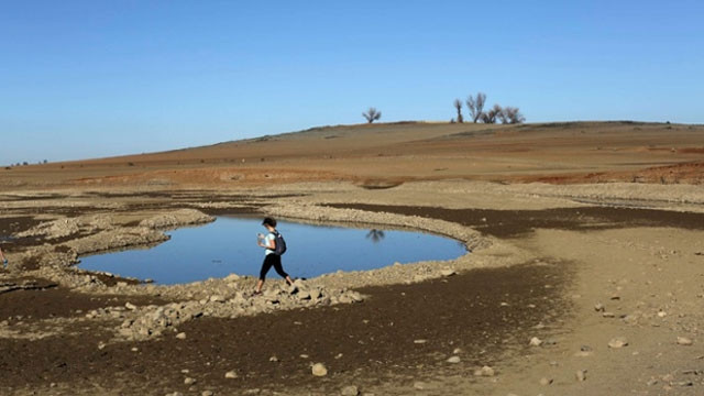 Hồ Folsom ở California. (Ảnh: Reuters).