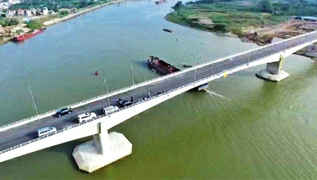 Cầu Tân Phong đưa vào khai thác sẽ góp phần cải thiện mạng lưới giao thông đường bộ của tỉnh Nam Định. (Ảnh: baogiaothong.vn)
