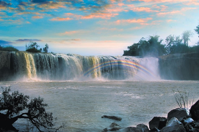 Thác Đray Sáp, xã Đác Sor, huyện Krông Nô, tỉnh Đác Nông.