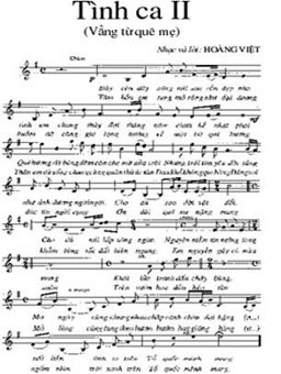 Có một Tình ca 2 của Hoàng Việt!