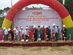 Hà Tĩnh: Khởi công Nhà máy tinh bột Vedan ở Kỳ Anh