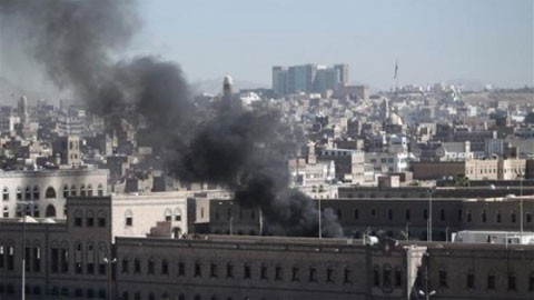 Tòa nhà Bộ Quốc phòng Yemen bị đánh bom