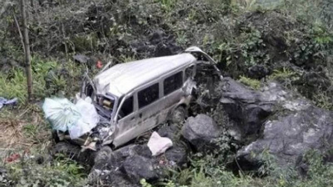 Hiện trường vụ tai nạn. Ảnh: NEO TV