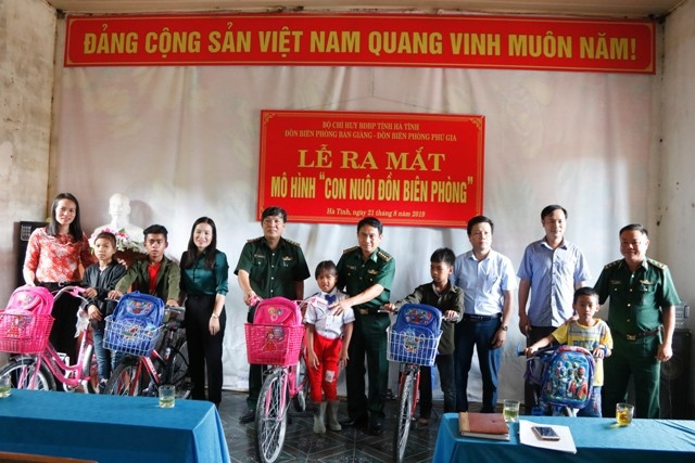 Biên phòng Hà Tĩnh ra mắt mô hình “Con nuôi Đồn Biên phòng”