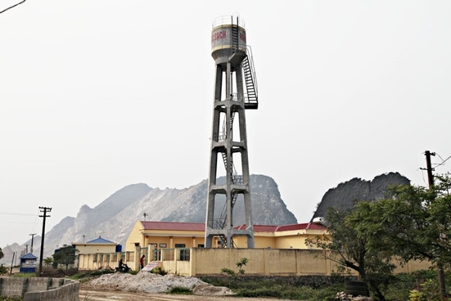 Trạm cấp nước sạch tại huyện Gia Viễn, Ninh Bình.