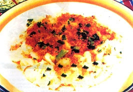 Sắn hấp mỡ hành