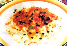 Sắn hấp mỡ hành