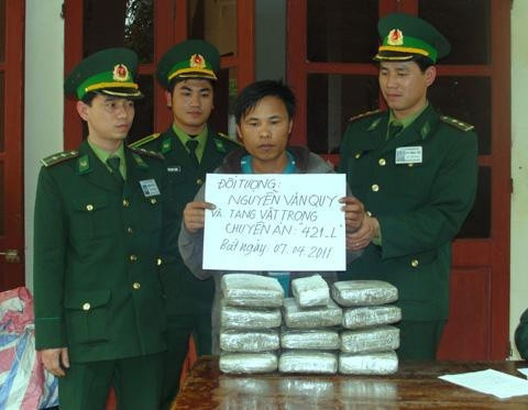 Bộ đội Biên phòng Hà Tĩnh : Phá 15 chuyên án ma túy lớn
