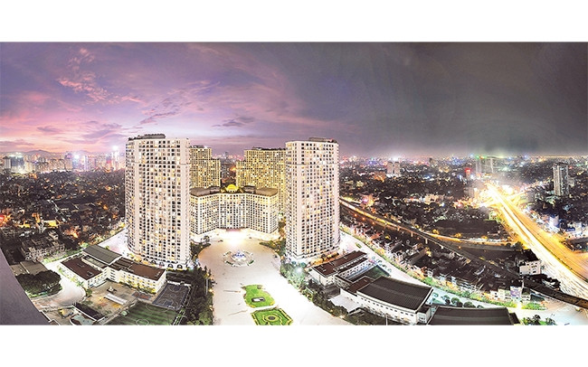 Khu đô thị Royal City được xây dựng trên khu đất của Nhà máy Công cụ số 1 sau khi di dời. Ảnh: THANH GIANG