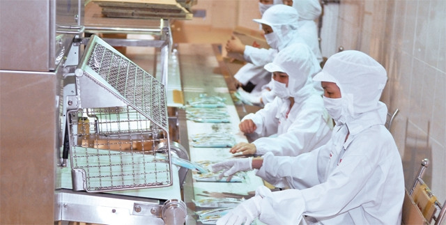 Dây chuyền sản xuất của Công ty KIDO tại KCN Tây Bắc Củ Chi.