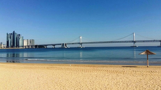 Cầu Gwangan, địa điểm du lịch nổi tiếng tại thành phố Busan, Hàn Quốc.