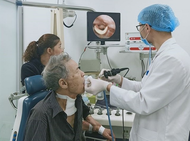 Bệnh nhân may mắn được can thiệp kịp thời.