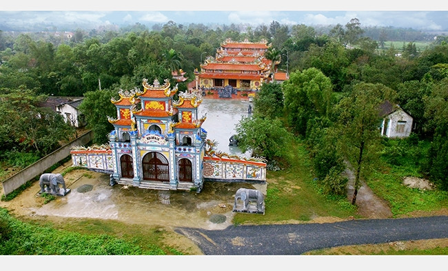 Di tích lịch sử quốc gia đền Diên Cờ (Nghi Lộc, Nghệ An).