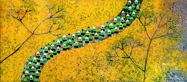 Tranh của họa sĩ Quách Đông Phương.