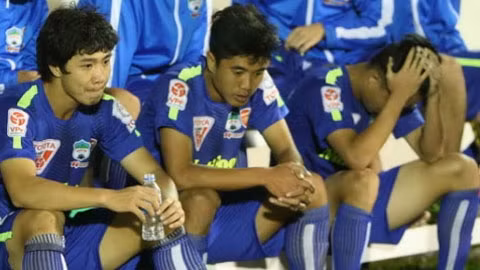 Các cầu thủ của Hoàng Anh Gia Lai.