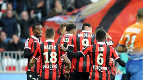 Nice vô địch lượt đi trước một vòng đấu. (Ảnh: Ligue1.com)