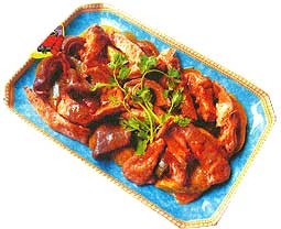 Bao tử heo xào ớt ngọt