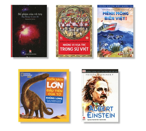 Năm cuốn sách kiến thức - khoa học nổi bật.