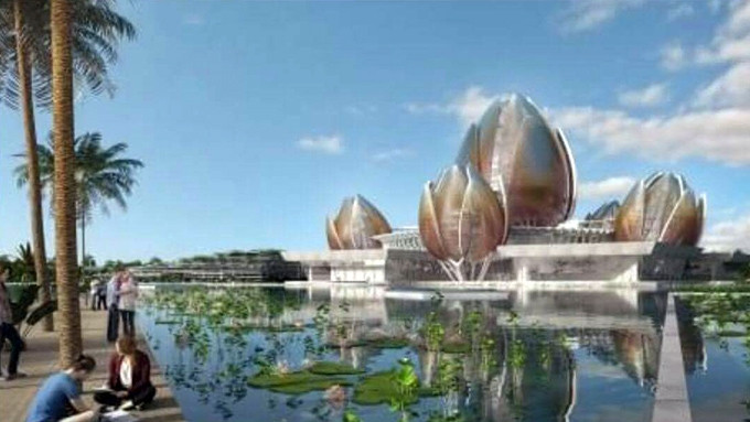 Phối cảnh thiết kế Nhà hát Hoa Sen đang gây nhiều tranh cãi.