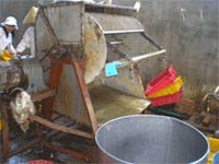 Máy đánh vảy cá.