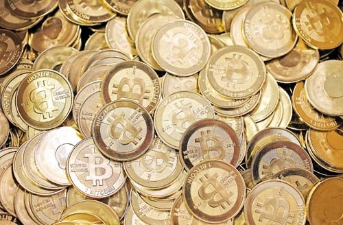 Đồng tiền ảo Bitcoin.
