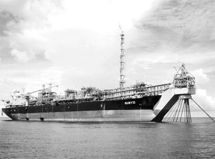Tàu kho nổi FSO - Ruby II do PPS vận hành, khai thác, chế biến.