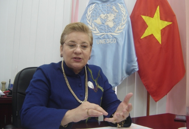 Bà Katherine Muller-Marin, Giám đốc Văn phòng đại diện UNESCO tại Việt Nam. (Ảnh: V.A)