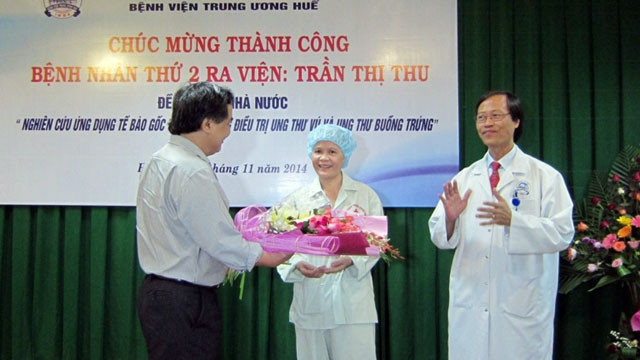 Bệnh viện T.Ư Huế điều trị thành công bệnh nhân ung thư bằng tế bào gốc