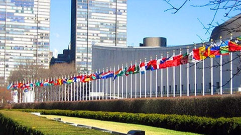 Trụ sở Liên hợp quốc tại TP New York (Mỹ).