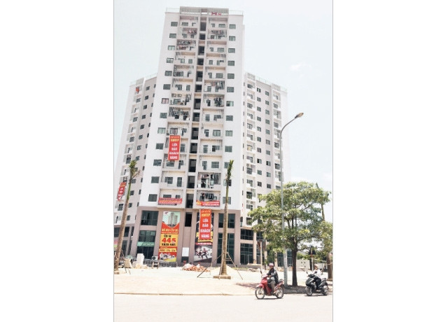 Chung cư Happy Star Tower có nhiều hạng mục xuống cấp nhanh chóng, không được chủ đầu tư khắc phục, sửa chữa kịp thời.