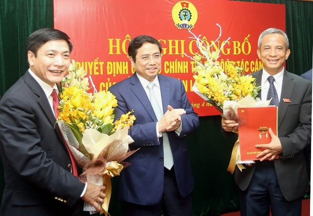 Đồng chí Bùi Văn Cường giữ chức Bí thư Đảng đoàn Tổng LĐLĐ Việt Nam